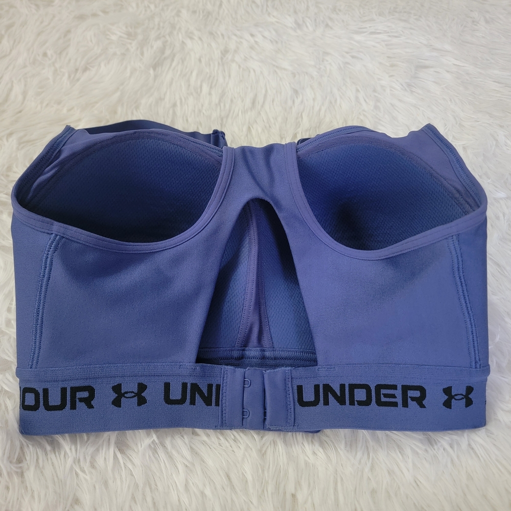 Under Armour Women's Active Blue Sports Bra Lightly Padded Daily Support 32DD - Picture 5 of 11